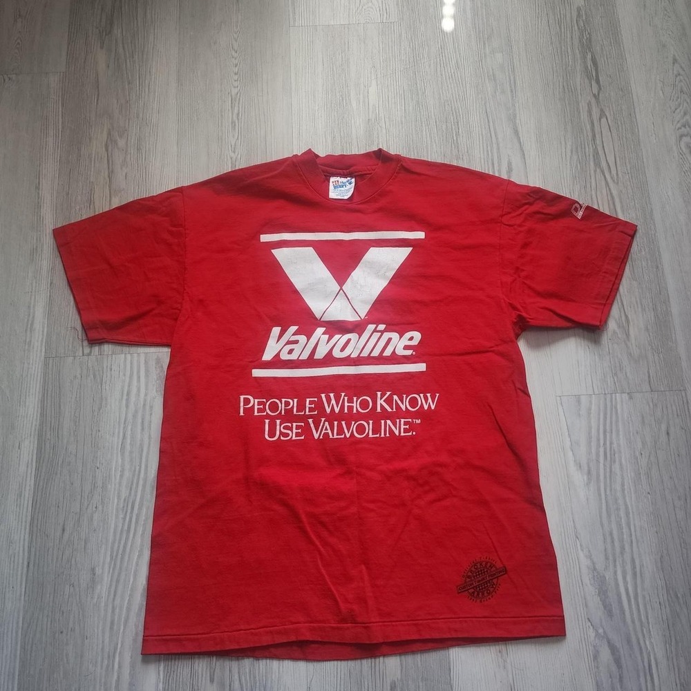 1993 Valvoline red cotton t-shirt Size L